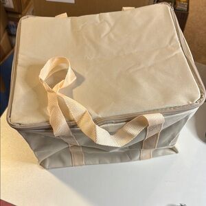 Source Unknown Cream Storage Bag and in pink as well 4 beige 7 pink